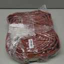 Gloxco 2" Red Heavy Duty Lay Flat Hose for Discharge or Backwash Water Transfer Applications, Reinforced PVC, 100' Length