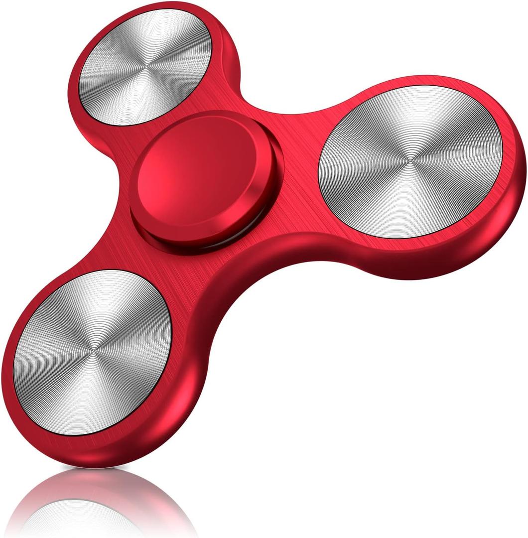 ATESSON Fidget Spinner Toy Ultra Durable Stainless Steel Bearing High Speed Precision Metal Material Hand Spinner Focus Anxiety Stress Relief Boredom Killing Time Toys