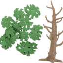 BESTonZON Miniature Tree Model Realistic Faux Landscape Trees for Sand Table Scenery for Architectural Models and -Landscapes and Easy to Use