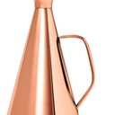 Olietta Olive Oil Dispenser Bottle Copper Stainless Steel Non Drip Leak Proof No Mess Vinegar Pourer & Kitchen Drizzler 34 oz 1000ML 1 Litre Great for Pouring & Drizzling Easy to Clean & Leakproof (33.8 Ounces)