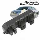 Power Window Master Control Switch Compatible with 2007-2012 Camry, 2009-2016 Corolla, 2006-2012 RAV4, 2012-2014 Tacoma, 2008-2013 Highlander, 2009-2014 Matrix, 2007-2012 Tundra OEM 8482002190