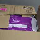 Poise Incontinence & Postpartum Pads for Bladder Leaks, 5 Drop Maximum Absorbency, Long Length, 84 Count