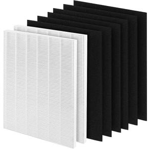 D360 Replacement Filter Compatible with Winix D360 Air Filters, 2 Filters & 6 Activated Carbon Filters, Part Number 1712-0101-02
