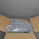 Hobestluk 3ft Bean Bag Chairs for Adults Large Beanbag Chair with Stripe Plush Cover Big Bean Bag Chair for Living Room Bedroom Dorm Office - Grey (36 x 36 x 22)