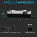 UTV Interior Light,12V Universal UTV Dome Light Roll Bar Mount LED Light Utility Roll Cage LED for Polaris RZR Can Am Talon Kawasaki Golf Cart Boat Off-Road Cab-White/Yellow