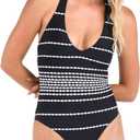 La Blanca Women's Over The Shoulder One Piece Swimsuit (12)