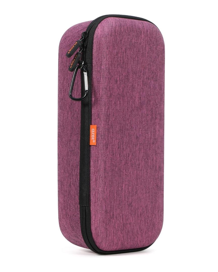 Grape-Purple Large Carrying Case for 3M Littmann Stethoscopes, MDF Acoustica Stethoscopes - Hard Shell Stethoscope Bag Universal Travel Carrying Case for Doctor, Nurse Accessories, Medical Tools (XL - 12.0" L x 5.7" W x 3.5" H)