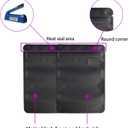 100 Pack Mylar Bag 28 Gram,5.5 Mil Thickness Smell Proof Bag,Stand-up Packaging Pouch,Resealable Foil Food Storage Baggies Safe Material,6x9.3 Inches,Matte Black