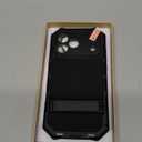 Military Metal Heavy Duty Case Compatible with iPhone 17 Pro Max, Drop Protection Rugged Defender Metal Bumper Screw Case with Stand Gorilla Glass Camera Cover Full Body Dustproof Black