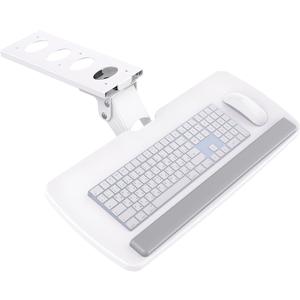 HUANUO Keyboard Tray Under Desk, 360 Adjustable Ergonomic Sliding Keyboard & Mouse Tray, Under Desk Keyboard Tray Slide Out, Keyboard Holder Under Desk for Typing in Home, Office Work, 25"W x 9.84"D
