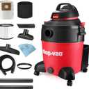 Shop-Vac 12 Gallon 5.5 Peak HP Wet/Dry Vacuum, SVX2 Motor Technology, 3 in 1 Function Portable Shop Vacuum with Cart, Attachments, Drain Port. 5973036