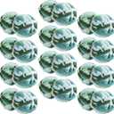 12 Pack Tie Dye Chunky Chenille Yarn for Crocheting & Knitting, 26yds 7.5 oz Each Skein Soft Fluffy Kitting Yarn Set, Multi Color Plush Yarn for Handcrafts Weaving Making Blankets, Blue Green (Blue+Sage+Olive)