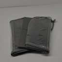 Foldable Under Bed Storage Bags, Closet Organizers and storage bins, Clothes Blankets Organizer, with Clear Window and Reinforced Handles, 24 x 16 x 6", Gray, Pack of 2