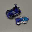 Aimery Collision Transforming Dinosaur Car Toy, 2 Magnetic Cars Convert into Dinosaur Toys,Dino Robot Toy, Boys Toys,Kids Toys, Party Birthday for Kids (Blue)