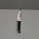 1Pack Spring Tension Curtain Rod 26-39 inch Black Adjustable Spring Rod Extendable Tension Rod For Kitchen, Bathroom, Window, Bookshelf, Closet