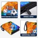 HESTECH Sports Card Binder 9 Pocket with 50 Removable Sleeves, Collectible Trading Card Albums Display Storage Organizer Fits 900 Card, Sports Card Holder for Collectors Boys and Girls Gift