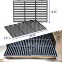 Genesis II Grill Parts for Weber Grill Grates Flavorizer Bars for Weber Genesis II GS4 Cooking Grates Heat Deflector Replacement Parts for Weber Genesis 2 E-310 E-315 S-335 Grill Accessories