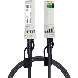 SODOLA SFP+ DAC Twinax Cable,10G SFP+ to SFP+ Direct Attach Copper Patch Passive Cable for Cisco SFP-H10GB-CU1M, Meraki MA-CBL-TA-1M, Ubiquiti UniF, D-Link, Fortinet, 1-Meter(3.3ft)