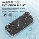 FIWWAT Switch Case for Nintendo Switch 2, Slim Protective shell with Comfortable Grip Design, Soft TPU Shock-Absorption and Anti-Scratch Cover for Switch 2, Cute Sparkle Shining Skin - Clear