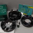 YHTAUTO 5x5.5 to 5x5 Wheel Adapters 1.5 inch Fit Dodge Ram 1500, D150 & Ford E-150 Econoline, F-150, Bronco, 87.1mm Tire Adapters with 1/2 Studs, 5x139.7 to 5x127, 5 Lug Forged Adapters, 3PCS