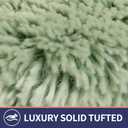 Luxury Soft Microfiber Toilet Lid Cover Machine Washable Solid Toilet Seat Cover 17.5" x 15" Adjustable Rubber Backing Fits Most 16-17.5" L x 14-16" W Round Oblong and Elongated Toilet Seat