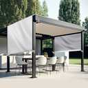 Universal Pergola Replacement Canopy Outdoor Canopy Shade Cover Waterproof Shade Top Cover for Outdoor Patio Porch Backyard(16 x 7 ft,Beige)