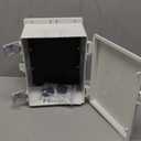 Outdoor Electrical Junction Box, ABS Water Resistant Enclosure with Internal Mounting Panel & Hinged Cover, 9.2" H* 7" L* 4.6" W