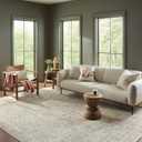 Loloi Rifle Paper Co. Maison Collection MAO-07 Khaki 5'-0" x 7'-6", .19" Pile Height, Area Rug