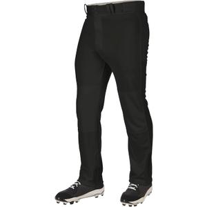 Champro Triple Crown 2.0 Open Bottom Baseball Pants, Youth Medium, Black