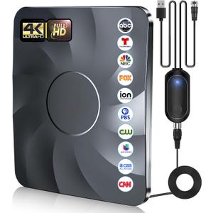 Sarhogy 2024 Upgraded TV Antenna for Indoor/Outdoor, 1200+ Miles Range, Supports 4K 1080P for All TVs