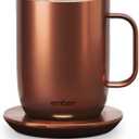 Ember Temperature Control Smart Mug 2, 14 Oz, App-Controlled Heated Coffee Mug with 80 Min Battery Life and Improved Design, Copper