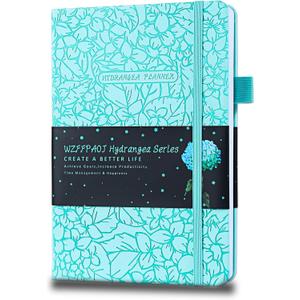 Undated Luxurious Weekly & Monthly Planner to Increase Productivity Hit Your Goals, Organizer Notebook Gratitude Journal Time Management Start Anytime, A5, Lasts 1 Year