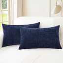 Pillowcases blue, 11"×18"