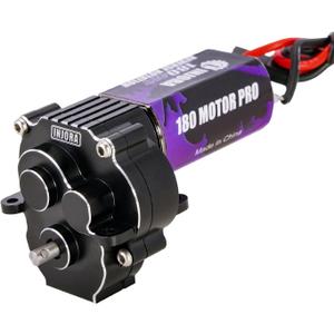 INJORA 180 Pro 48T Motor and Transmission Gearbox with Low Range Steel Gear for 1/18 TRX4M Upgrade Parts, 70g