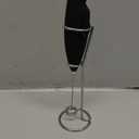 PowerLix Powerful Handheld Milk Frother With Stand Battery Operated Foam Maker Frother Wand For Coffee (A Black) (A Black)