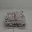 2x10 Washable Runner Rug Brown Grey Abstract Hallway Kitchen Throw Rug Neutral Modern Non Slip Soft Low Pile Carpet for Bathroom Laundry Bedroom Living Room