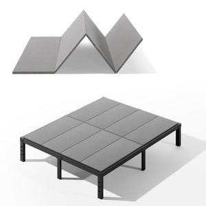 Bednowitz Bunkie Board Twin, Under Mattress Support Board, Foldable Low Twin Box Spring, Breathable Bunky Boards, Light & Thin & Noise Minimizing, Whole Bed Boards Design
