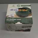 MINH LONG 1-Qt Porcelain Dutch Oven with Lid  Lead & Cadmium Free, Oven Safe to 482F, Heat Retention, Clay Pot for Cooking on Gas & Infrared Cooktop, Use to Marinate, Cook, Bake, Refrigerate & Serve (Vesta - Grey)