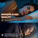 TJUTR Clip On Blue Light Blocking Glasses, Computer TV Gaming Glasses for Women Men, Improve Sleep & Reduce Eyestrain