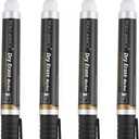 Volcanics Jumbo Black Dry Erase Markers Whiteboard Pens Low Odor Whiteboard Markers Pack of 70