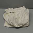 TOPYUMH Water Repellent L Shaped Couch Covers for Sectional Sofa, Stretch Separete Chaise Lounge Cover for Both Left/Right Sectional Couch with Elastic Bottom for Kids, Pets, Cream White