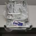 Drive Medical Tub Transfer Bench for Bathtub - Safer, Independent Bathing Aid - Height Adjustable Bench - Sturdy Aluminum Construction - Comfortable Backrest Support - 350 Lb Capacity