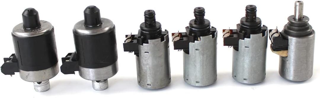 6pcs 722.6 Transmission Solenoid Set 1402770035 1402770098 5-Speed Automatic Transmission Solenoid Kit Compatible with Mercedes Benz Tested Freightliner Sprinter 2500 3500