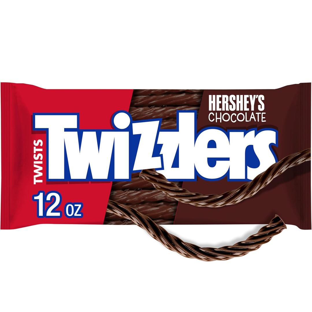 TWIZZLERS Twists, Chocolate Flavor (12-Ounce Bag) (EXP 07/01/26)