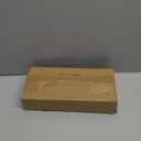 Walnut Wood Pedestal Stand, Wood Riser for Kitchen Counter Farmhouse Decor, Rectangle Wooden Display Tray for Bathroom Home Kitchen (Small, 9 x 3.9 x1.57Inch)