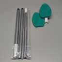 Shower Scrubber with Long Handle, 47'' Bathtub Scrub Brush, Bathroom Tub and Tile Cleaning Tool with 6 Refill Pads (Green)