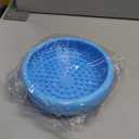 Dog Lick Bowl, Bestalk Anxiety Relief Lick Mat for Dogs, Non-Slip Freeze Licking Bowl Enrichment Puzzle Feeder for Distraction, BPA Free Silicone, Dishwasher Safe (Light Blue,L)