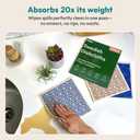 FEBU Swedish Dishcloths for Kitchen | 5 Pack Fresh Flowers Reusable Paper Towels Washable | Swedish Dish Towels | Non-Scratch Cellulose Sponge Cloths | No Odor, Biodegradable Cleaning Cloths