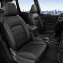 FREESOO Custom Seat Covers for Subaru Forester 2025, Black
