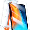 TORRAS for iPad mini 7 (A17 Pro) Screen Protector, iPad mini 6 Screen Protector, Military Grade Shatterproof, TOP 9H+ Tempered Glass, One-Pull Installation, Anti-Scratch, Bubble Free, HD Clarity